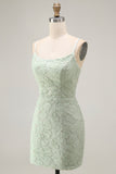Pink Yellow Floral Bodycon Lace Up Back Pearl Short Homecoming Dress with Beading