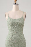 Pink Yellow Floral Bodycon Lace Up Back Spaghetti Straps Short Homecoming Dress with Beading
