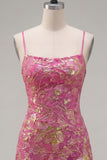 Dark Green Bodycon Floral Ruffled Short Homecoming Dress with Lace Up Back