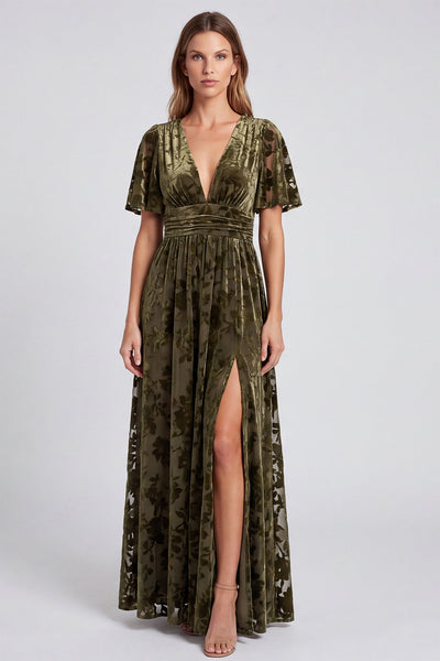 summer wedding guest dress knee length ZABERRY Women's Wrap V-Neck Floral Mesh Knee-Length – Dress With Stretchy Breathable Fabric elegant fabric