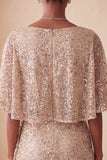 Sparkly Pink Bodycon Round Neck Sequins Ruched Short Homecoming Dress with Sash
