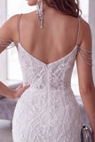 White Off The Shoulder Beaded Bodycon Short Homecoming Dress with Rhinestones