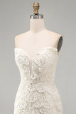 Ivory Sweetheart Short Bodycon Homecoming Dress with Sequins