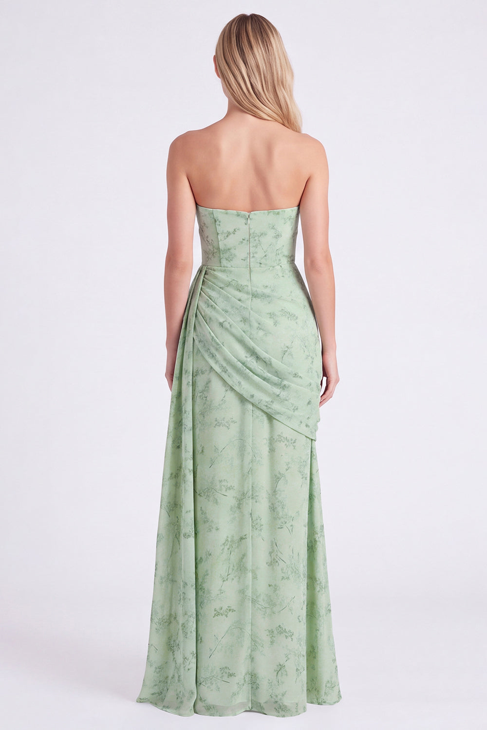 sage green corset detail bardot bridesmaid dress Women's Sage Green Corset Detail Bardot Bridesmaid Dress