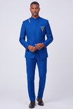 Dark Navy 2 Piece Single Breasted Men's Prom Suits