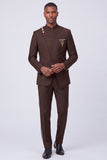Dark Navy 2 Piece Single Breasted Men's Prom Suits