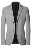 Notch Lapel Brown Single Breasted Men's Prom Blazer