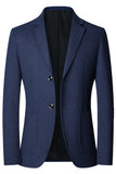 Notch Lapel Brown Single Breasted Men's Prom Blazer