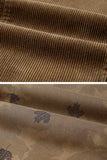 Notch Lapel Brown Single Breasted Men's Prom Blazer