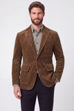 Brown Single Breasted Notch Lapel Men's Prom Blazer Jacket