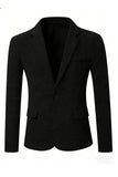 White Notch Lapel One Button Men's Prom Suits Jacket
