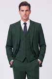 Brown Single Breasted 3 Piece Notch Lapel Men's Prom Suits