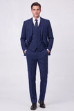 Brown Single Breasted 3 Piece Notch Lapel Men's Prom Suits