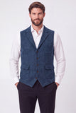 Army Green Single Breasted Notch Lapel Men's Suits Vest
