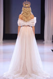 Blush Sheath Asymmetrical Off the Shoulder Sequins Appliques Maxi Pageant Dress