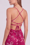 Pink Floral Bodycon Sequins Beaded Short Homecoming Dress with Lace Up Back