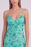 Pink Floral Bodycon Sequins Beaded Short Homecoming Dress with Lace Up Back