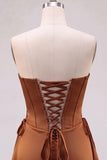 Daffodil Corset Strapless Mini Homecoming Dress