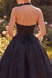 White Rockabilly Vintage Halter Corset Full Circle Midi 1950s Dress