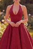 White Rockabilly Vintage Halter Corset Full Circle Midi 1950s Dress