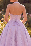 White Rockabilly Vintage Halter Corset Full Circle Midi 1950s Dress