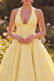 White Rockabilly Vintage Halter Corset Full Circle Midi 1950s Dress