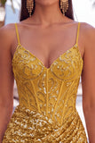 Dark Green Corset Bodycon Short Homecoming Dress with Sequins