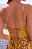 Dark Green Corset Bodycon Short Homecoming Dress with Sequins