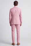 Light Pink Peak Lapel 2 Piece Single Breasted Men's Prom Suits