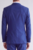 Royal Blue 2 Piece Peak Lapel Double Breasted Men's Prom Suits