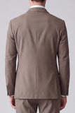 2 Piece Grey Shawl Lapel Single Breasted Men's Prom Suits