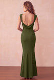 Black Mermaid Sweetheart Long Wedding Guest Dress