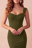 Black Mermaid Sweetheart Long Wedding Guest Dress