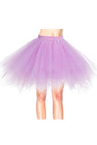 [US WAREHOUSE]80's Tutu Skirt Layered Tulle Halloween Petticoat-Random Color