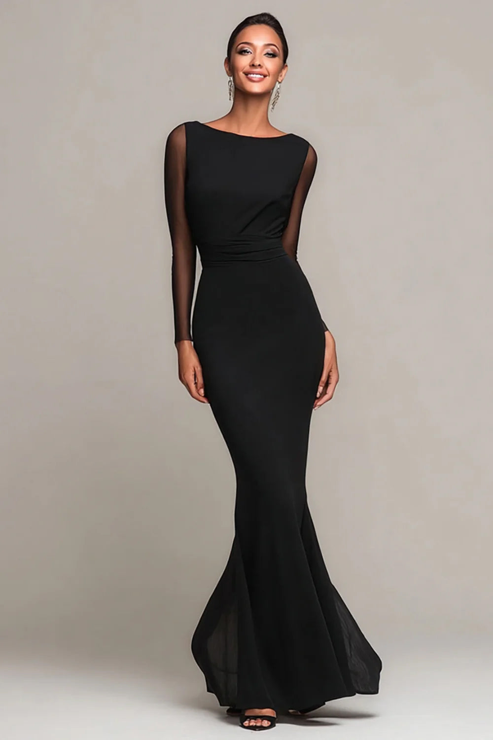 boat neck maxi dress formal Tailored Boat Neck Maxi Wedding Dress, Cap Raglan Sleeves Ivory Megan Wedding Gown, Empire Waist Modest Maxi Dress, Prom Party Dress