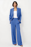 Burgundy 2 Piece Notched Lapel Women Suits with Sleeves