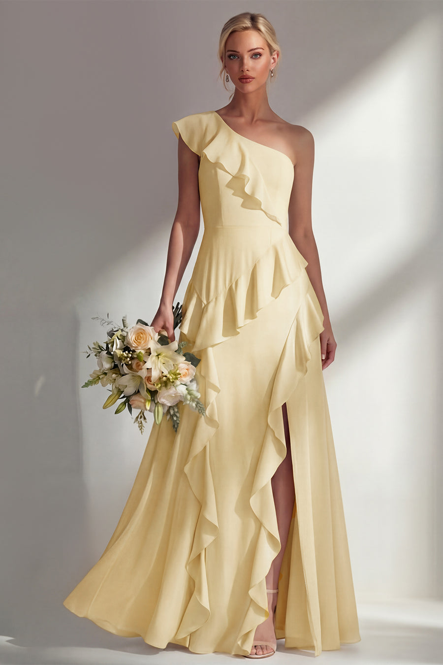 Yellow Bridesmaid Dresses | Cheap Rose Gold Bridesmaid Dresses Online   ZAPAKA