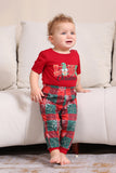 Red Merry Christmas Family Pajama Sets