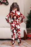 Burgundy Bear Family Pajama Set