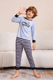 Grey Happy Halloween Family Pajama Set