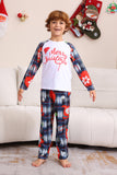 Navy Plaid Long Sleeve Family Matching Pajama Set