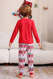 Red Christmas Family Matching Pajama Set