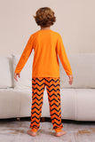 Orange Halloween Family Matching Pajama Set