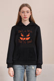 Evil Black Pumpkin Halloween Hooded Family Sweatshirts