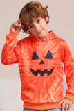 Orange Halloween Family Suit Long Sleeve Hooded Sweatshirt