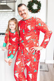 Red Christmas Tree Printed Family Matching Pajama Sets