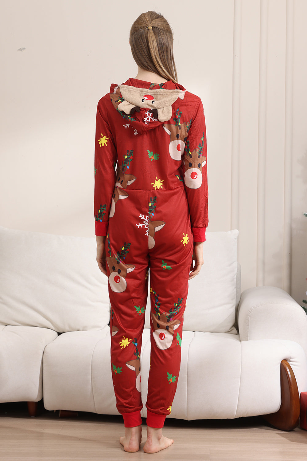 Christmas Pajamas Women's Pajama Romper Long Sleeve Pyjama