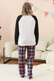 Black and White Tree Printed Family Christmas Pajamas
