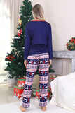 Red Winter Print Family Christmas Pajamas