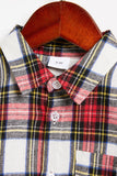 Red Plaid Long Sleeve Family Matching Christmas Shirts